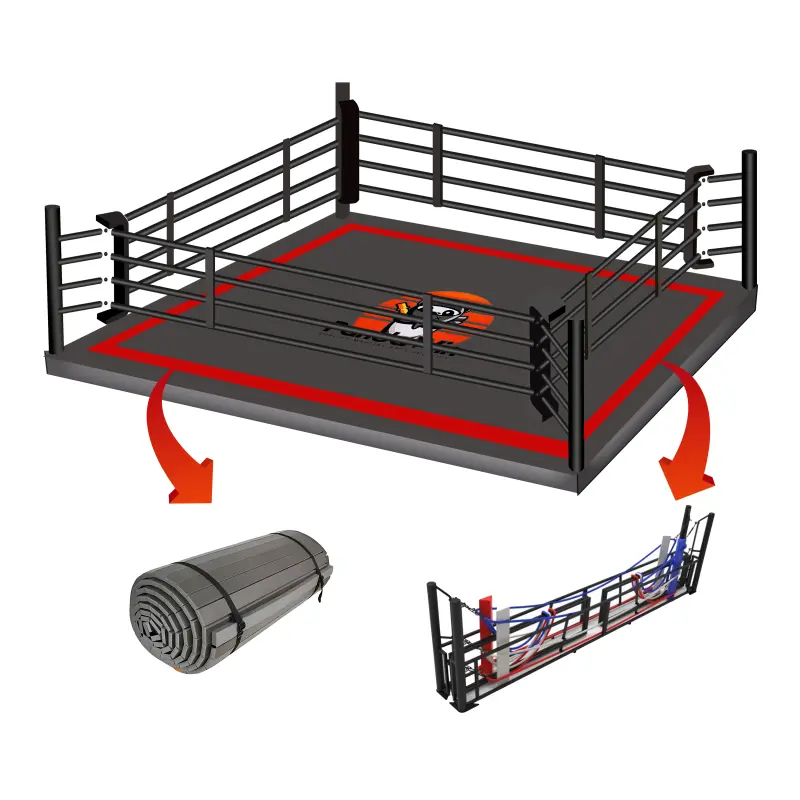Klappbarer Boxring