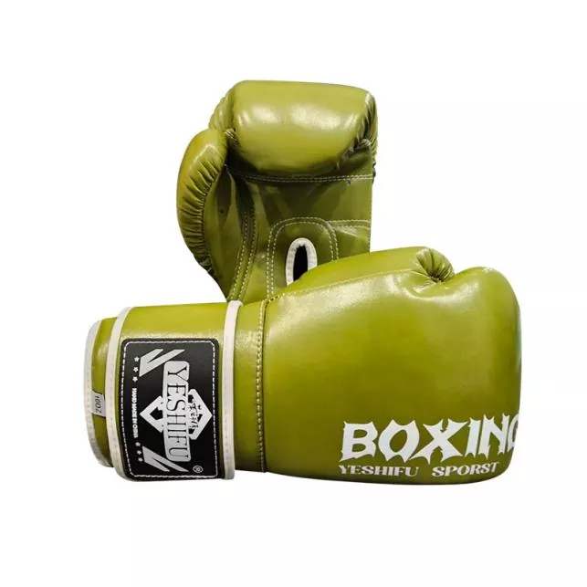 Pair of boxing gloves red and black